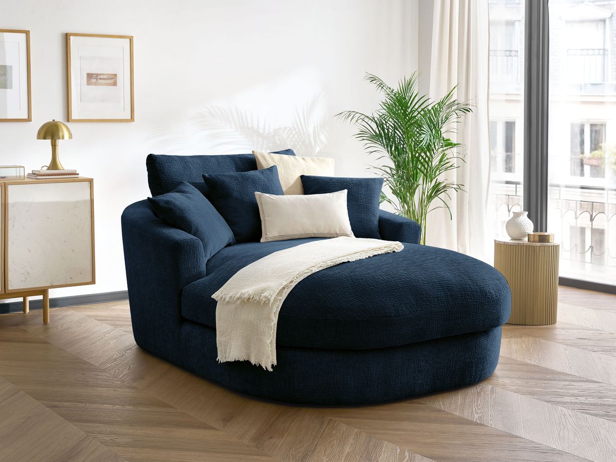 Méridienne BELEM tissu texturé