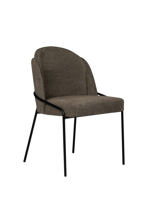 Lot de 2 chaises MAYA tissu texturé