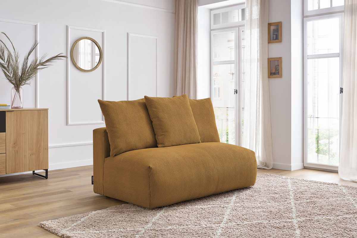 Chauffeuse 2 places sans accoudoir pour canapé modulable VOLTAIRE
