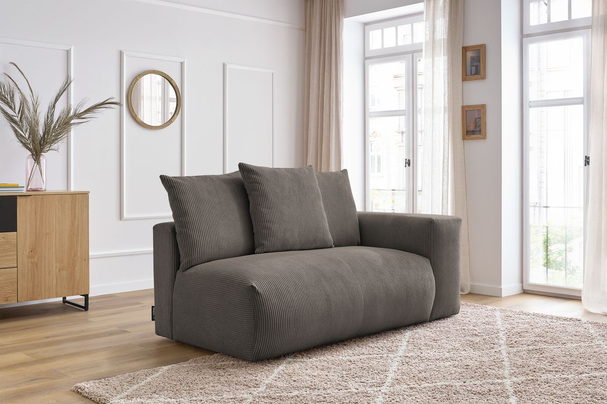 Chauffeuse 2 places avec accoudoir pour canapé modulable VOLTAIRE