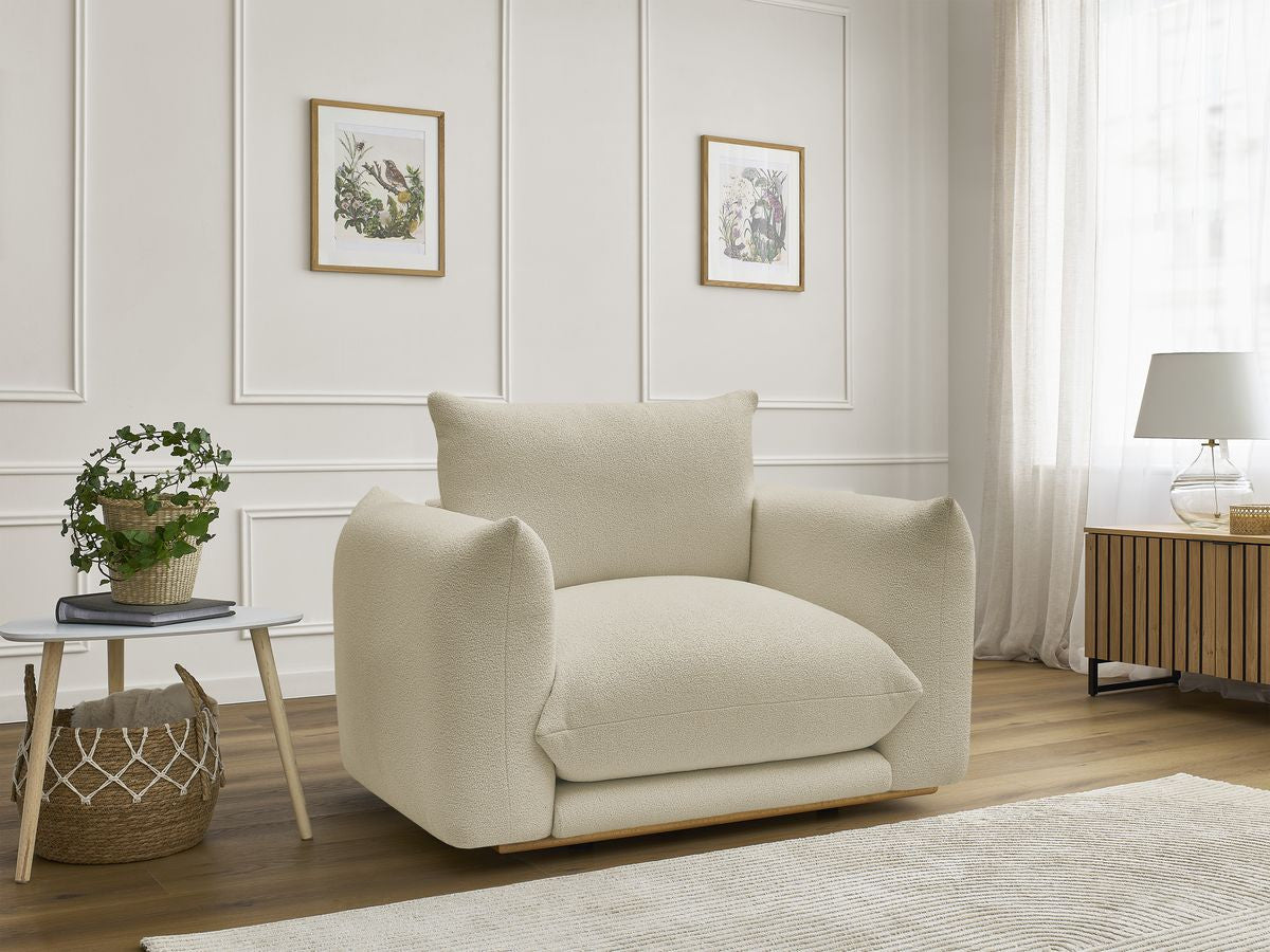ERNEST fauteuil in badstof