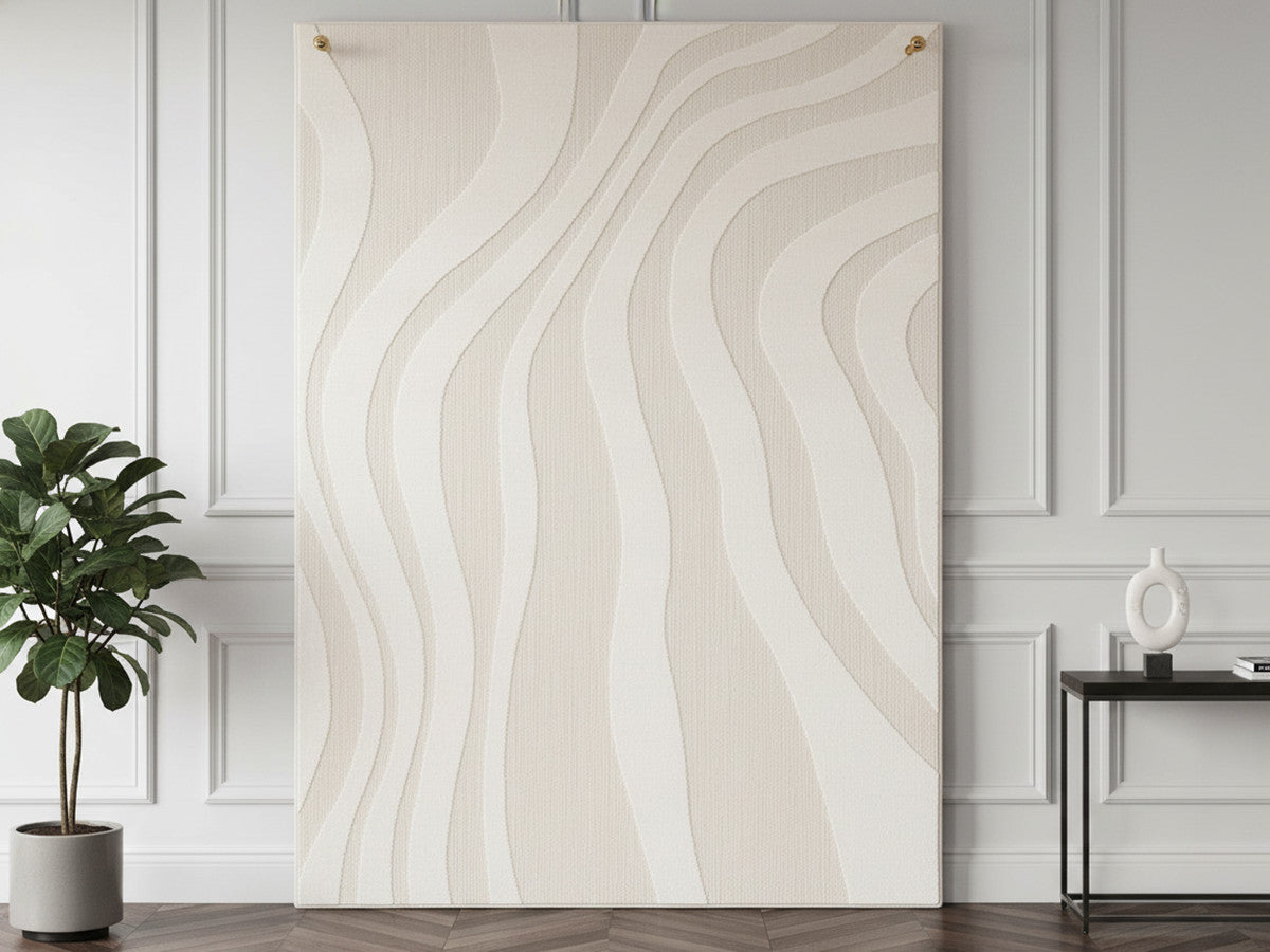 NOELIA kortpolig vloerkleed met abstract patroon