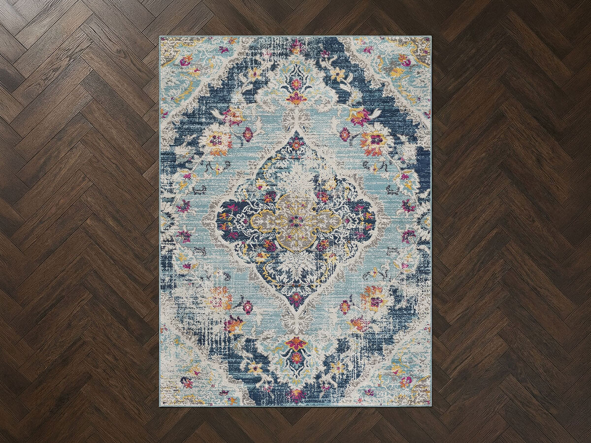RUMI laagpolig vloerkleed met oosters patroon