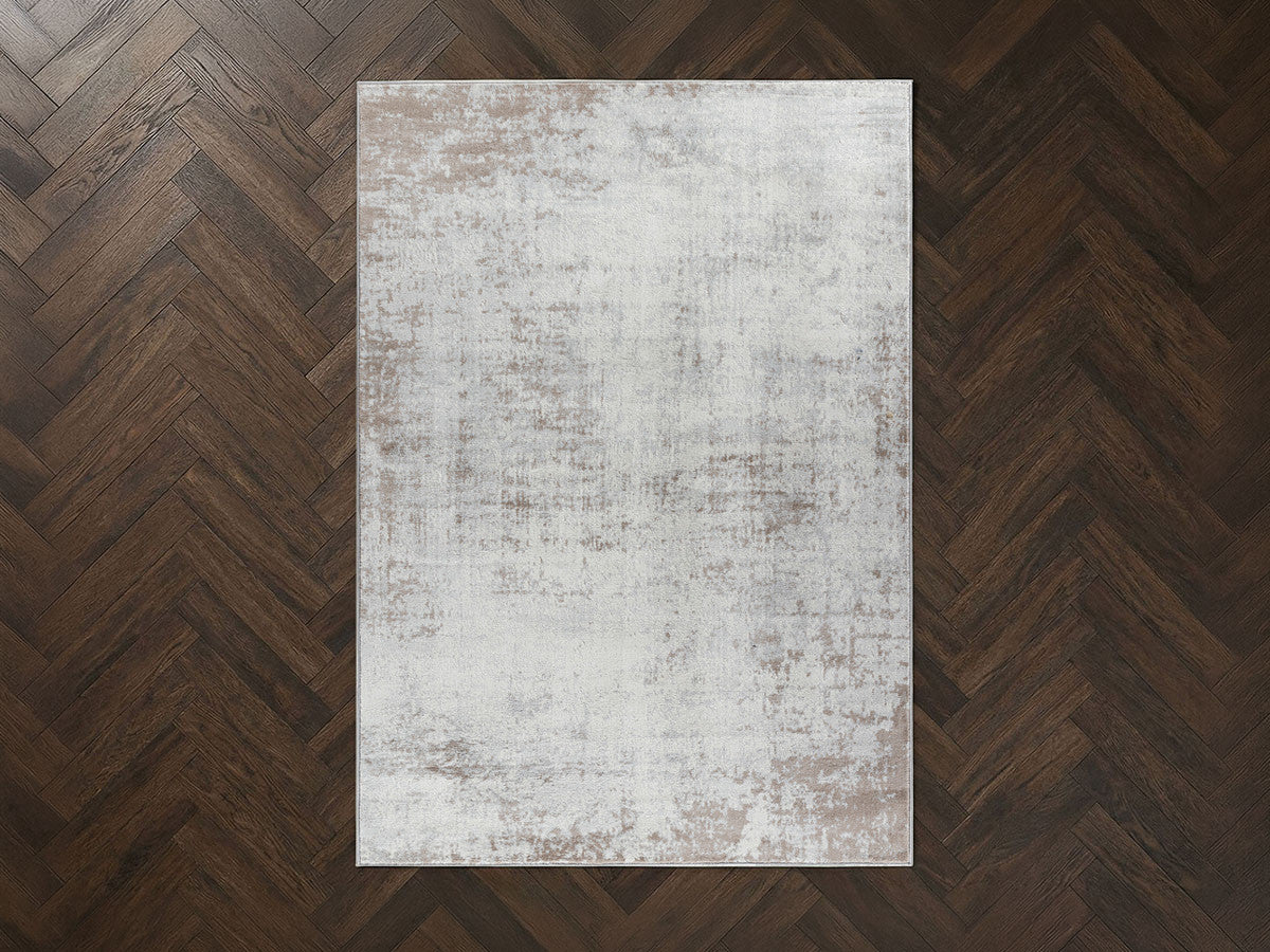 NOLWEN laagpolig vloerkleed met abstract patroon