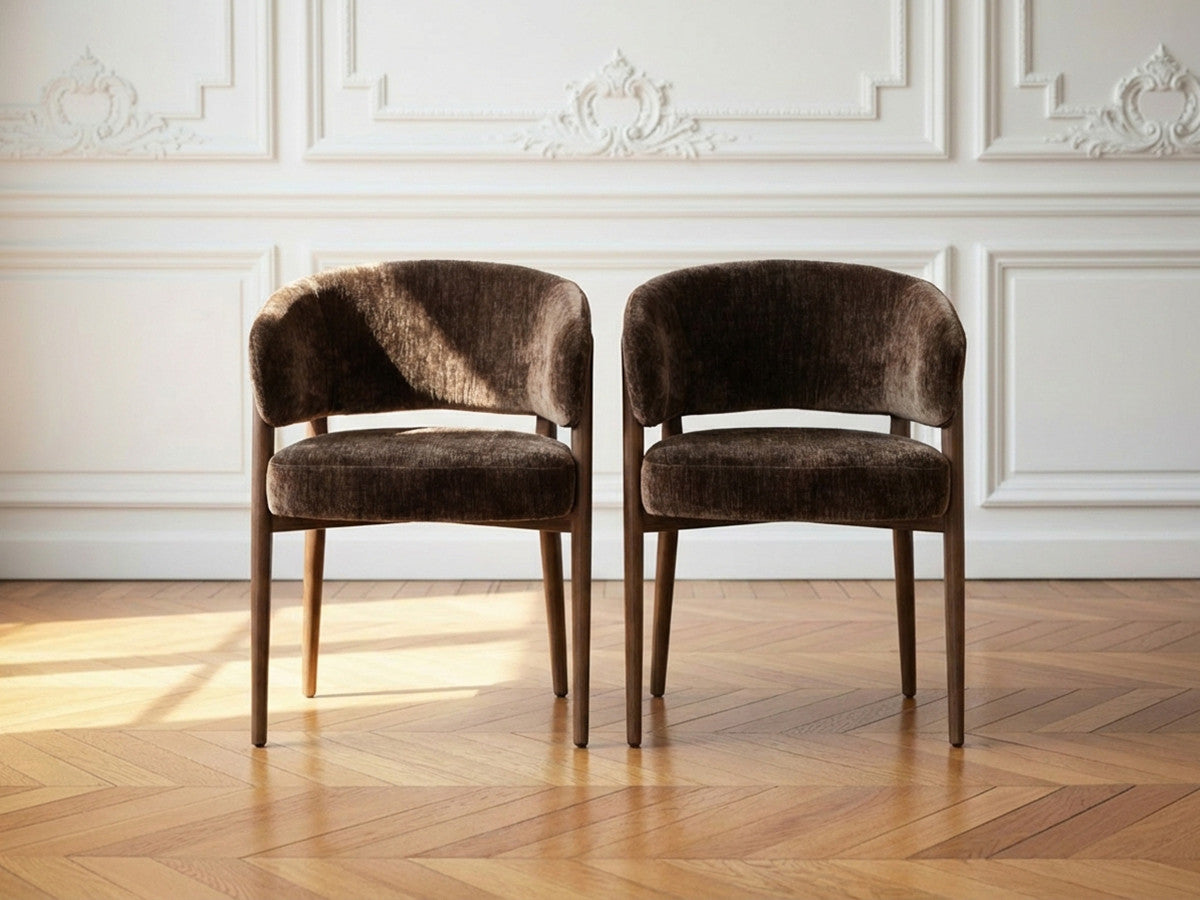 Set van 2 stoelen RHEA textuurstof