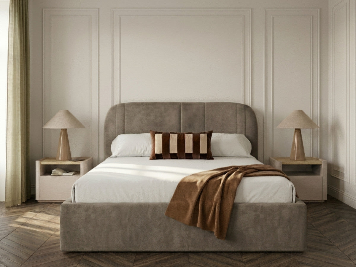 Opbergbed SIDNEY structuurstof
