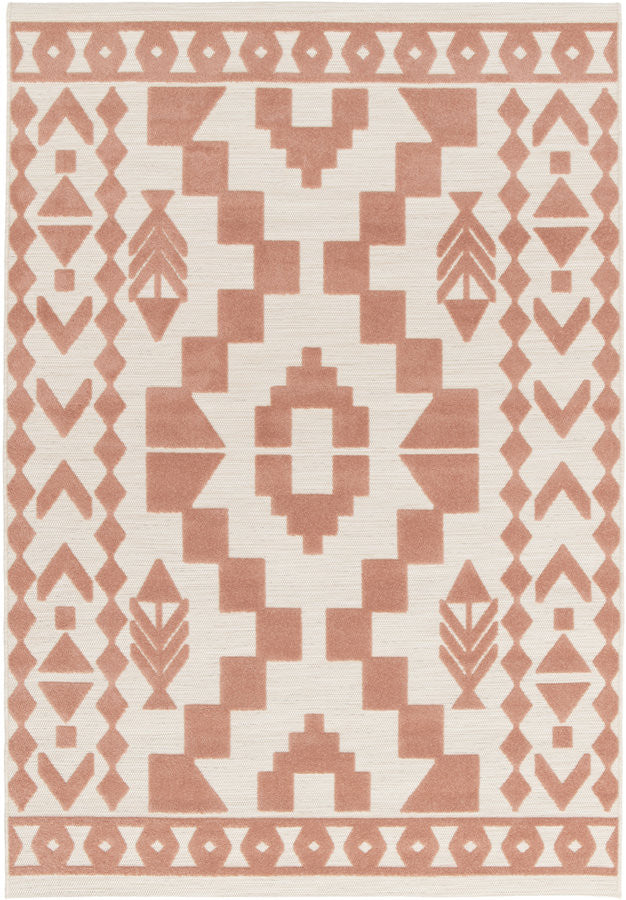 Tapis poils ras ABIGAELLE motif abstrait