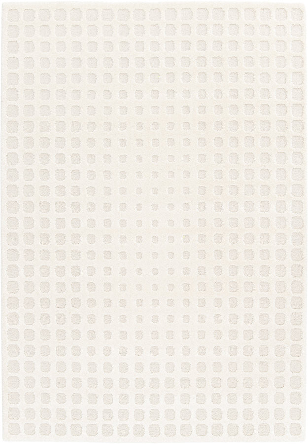 Tapis poils ras LARRY motif abstrait
