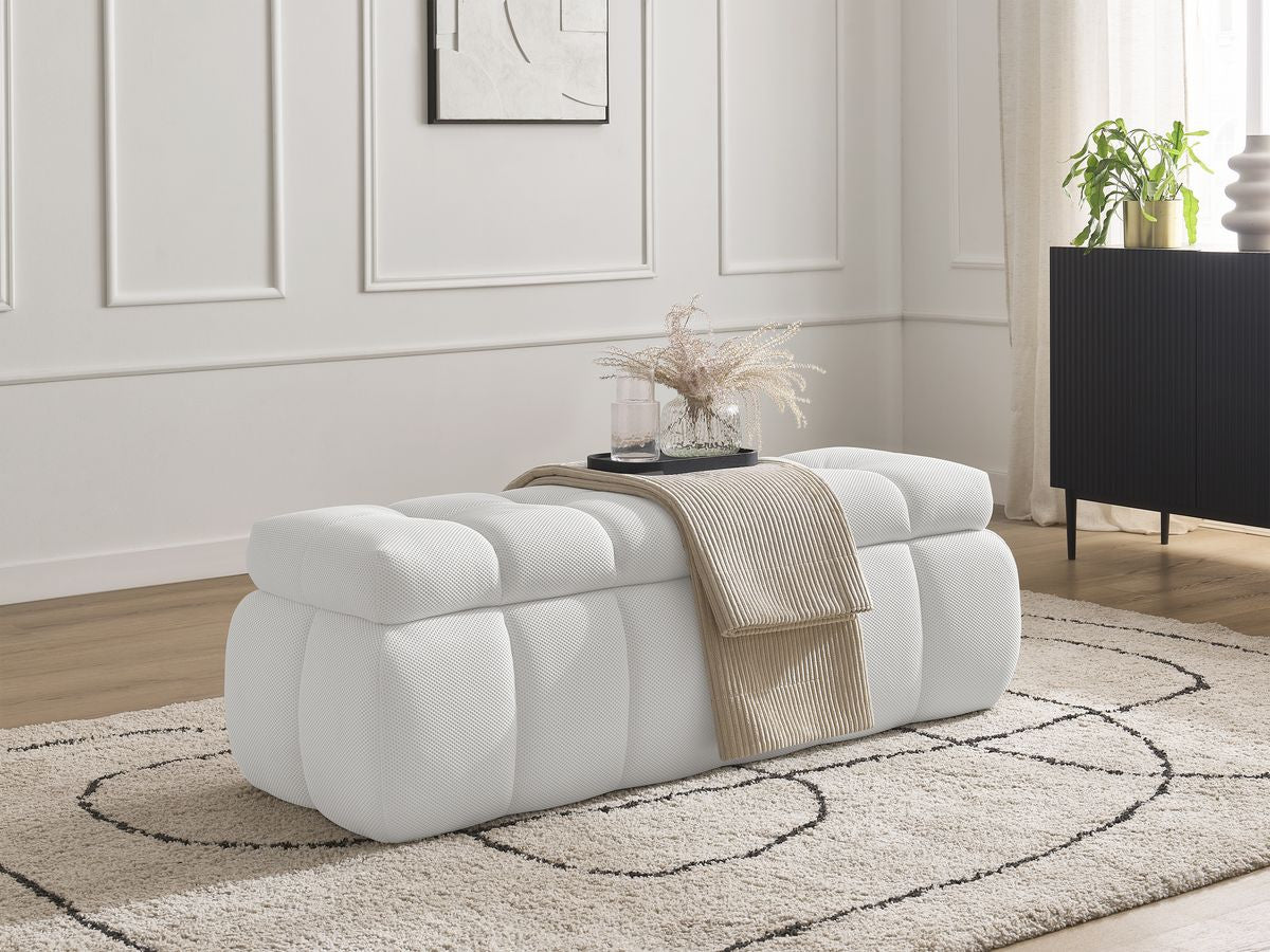 Bout de lit MONT-BLANC tissu mesh