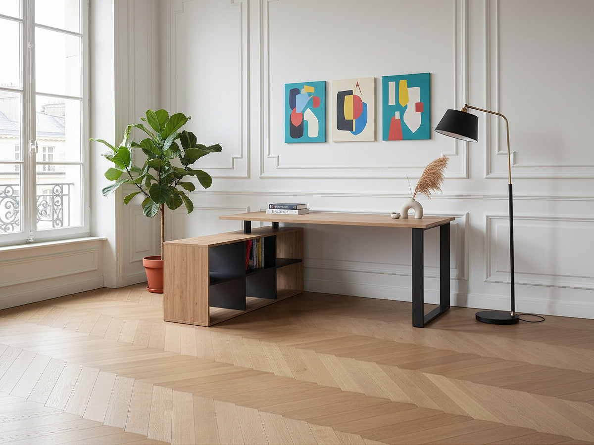 Bureau avec angle réversible COLOGNE
