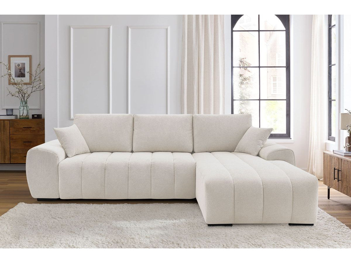 Canapé d'angle convertible coffre ALBI