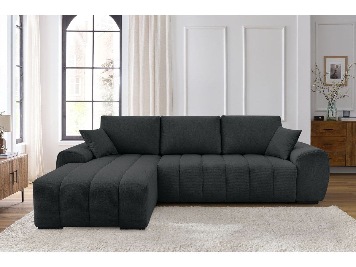 Canapé d'angle convertible coffre ALBI