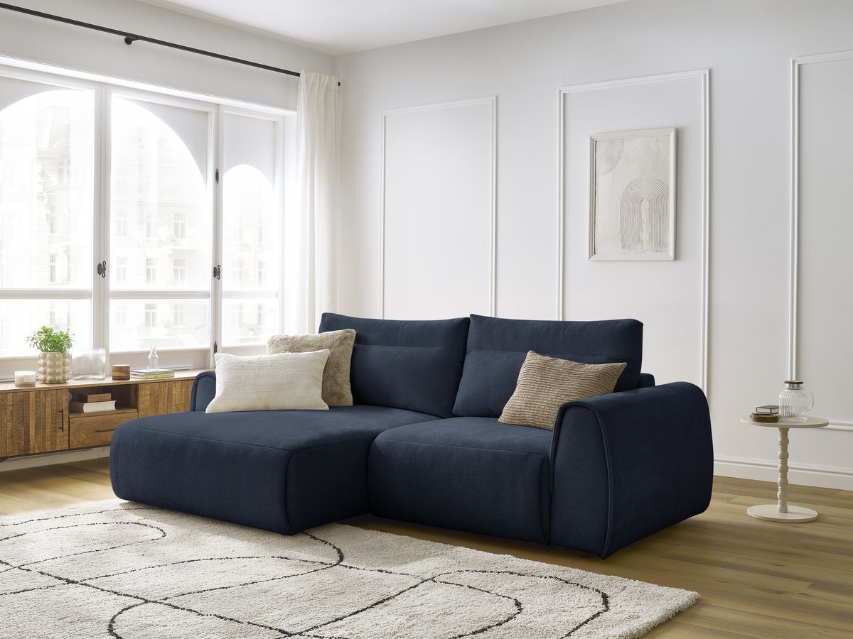 Canapé d'angle fixe compact ADEN