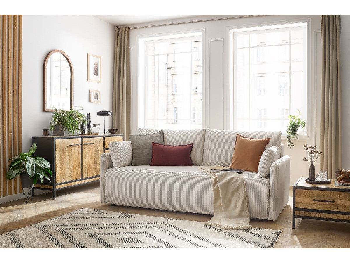 MARCEL corduroy slaapbank met opbergruimte