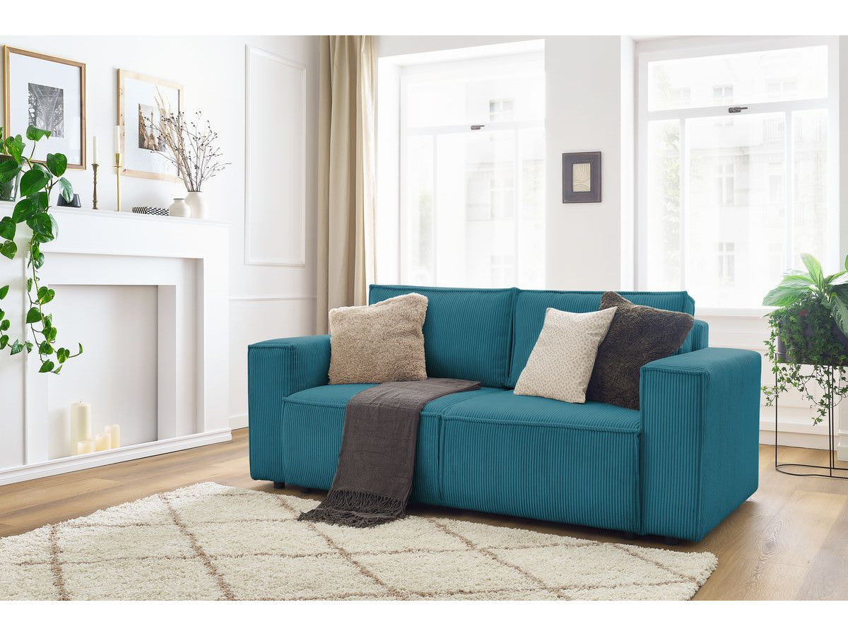 NIHAD 2-zits vaste rechte bank in corduroy