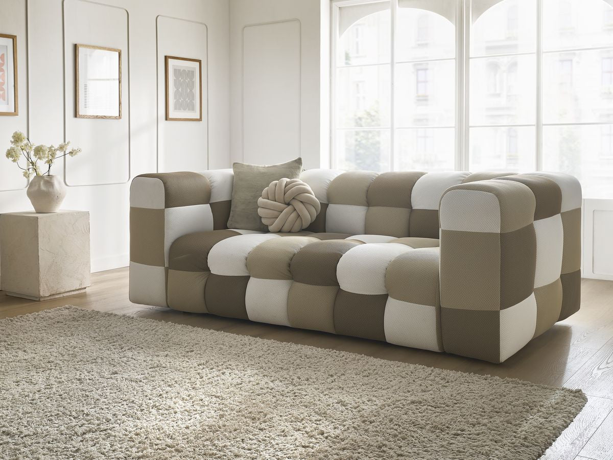 Canapé droit fixe 3 places CLOUD Édition limitée tissu mesh