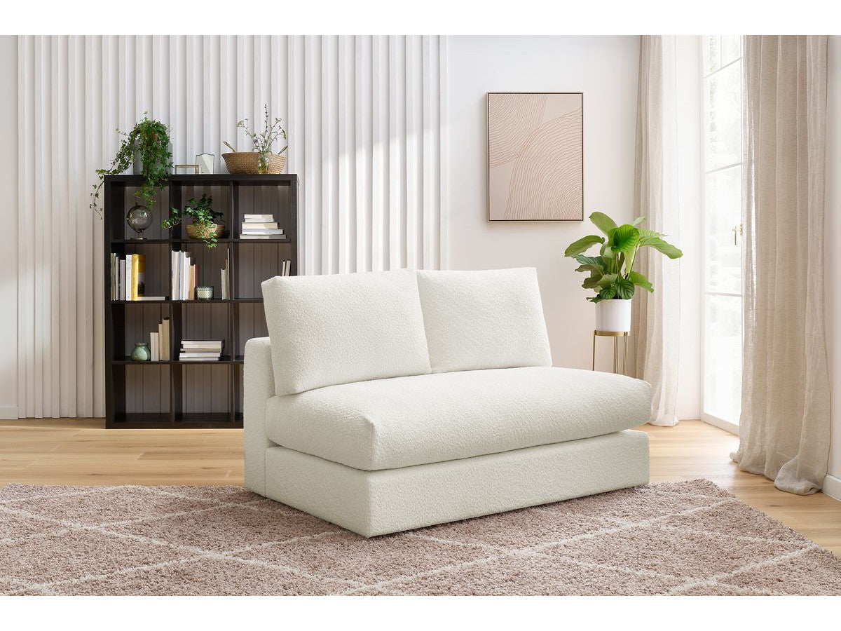 2-zits fauteuil voor de modulaire bank PARIS in badstof