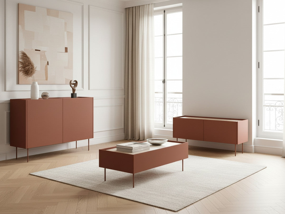 Ensemble ATLAS avec buffet 120 cm + meuble TV 120 cm + table basse 120 cm