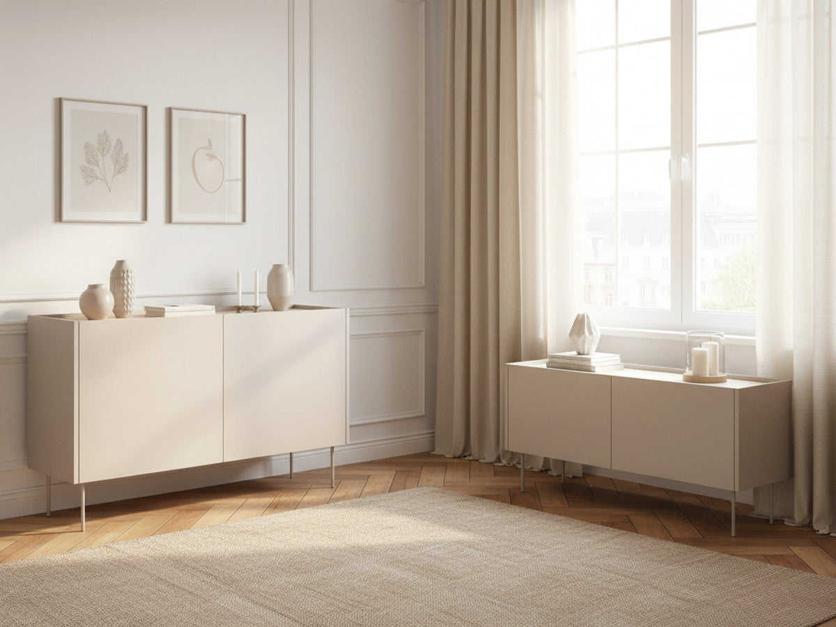 ATLAS set met 120 cm dressoir + 120 cm tv-meubel