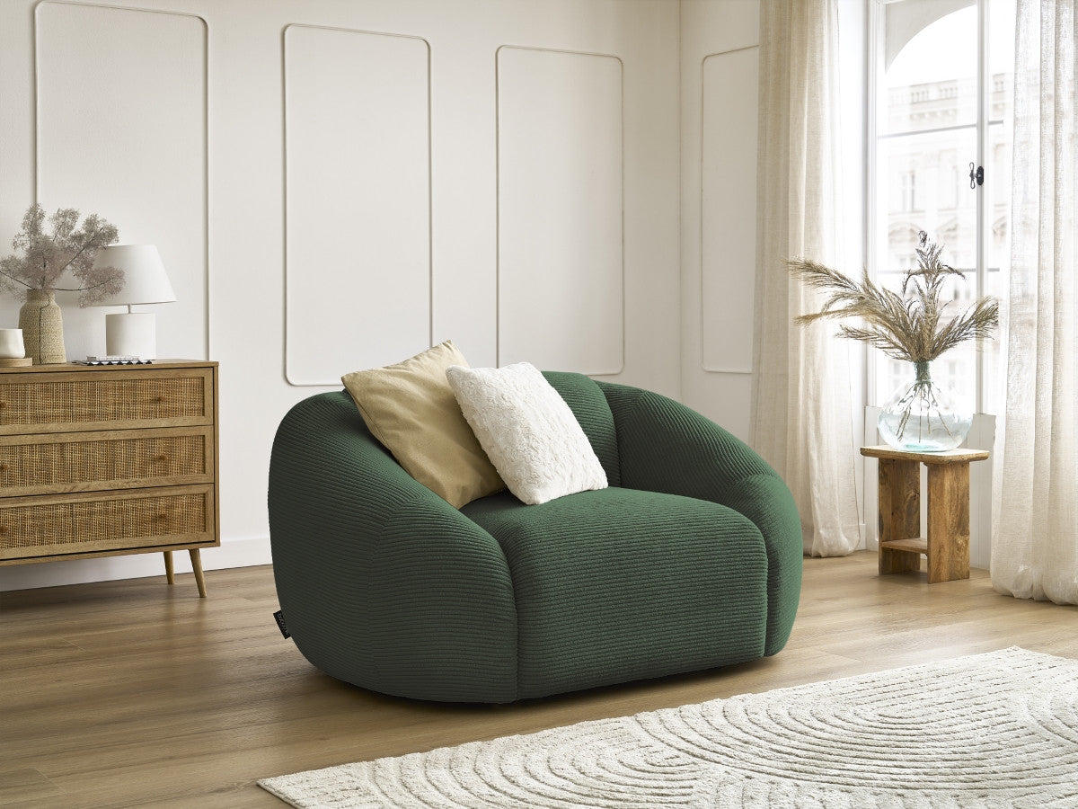 Fauteuil TINA velours côtelé