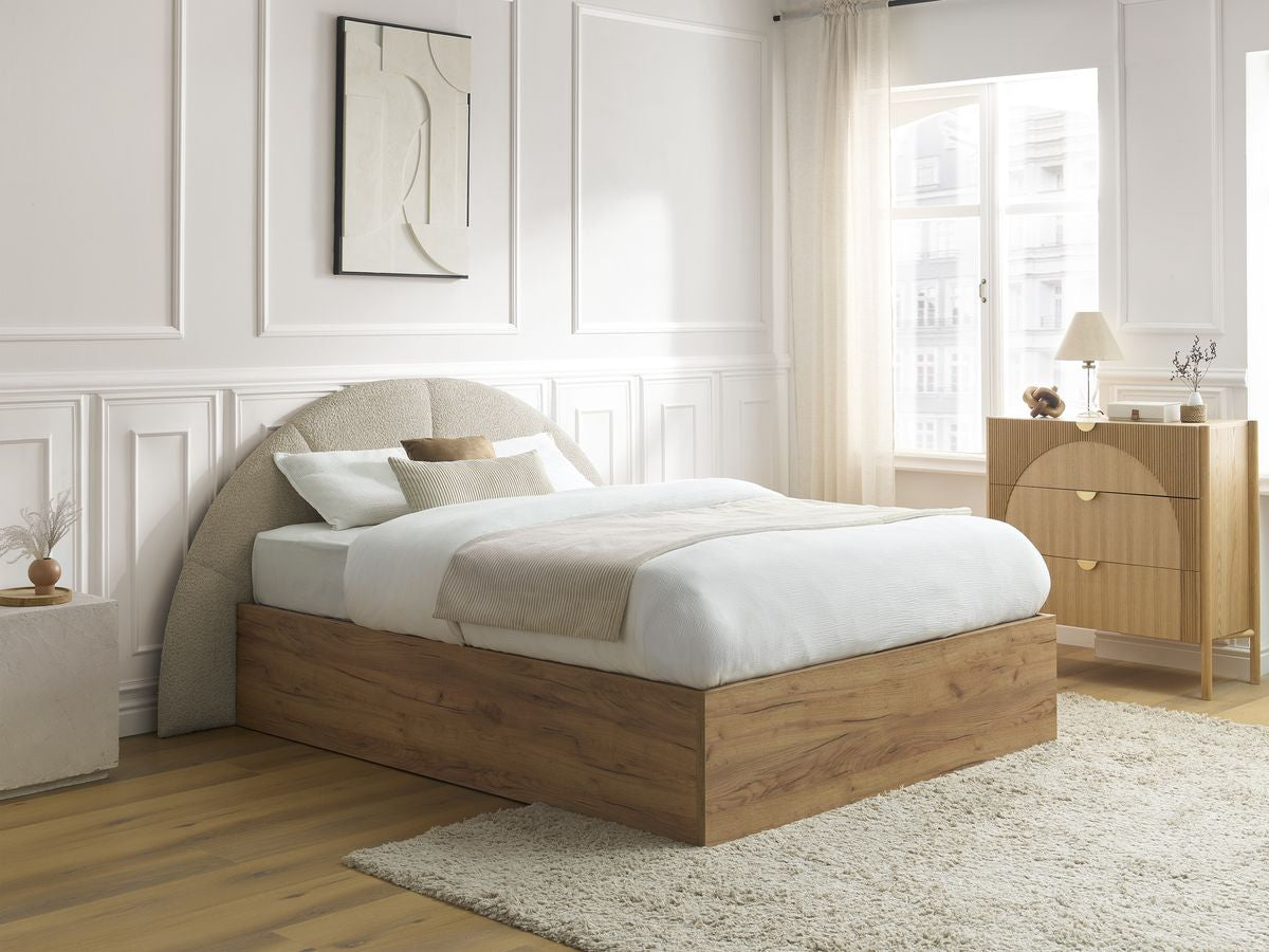 DORIAN opbergbed in badstof