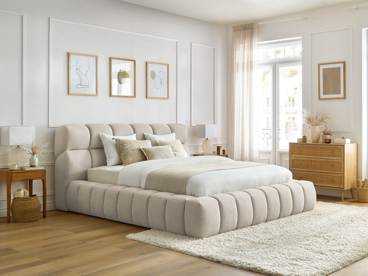 MONT-BLANC opbergbed in gladde stof