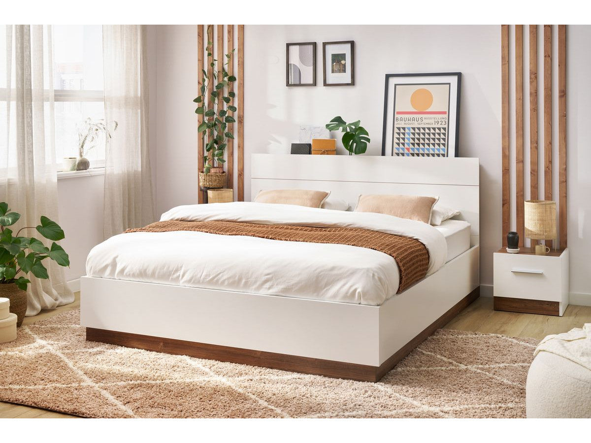 ZENITA opbergbed, inclusief onderstel en hoofdeinde