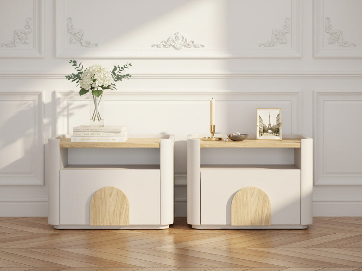 Set van 2 ENYRA nachtkastjes met 1 lade