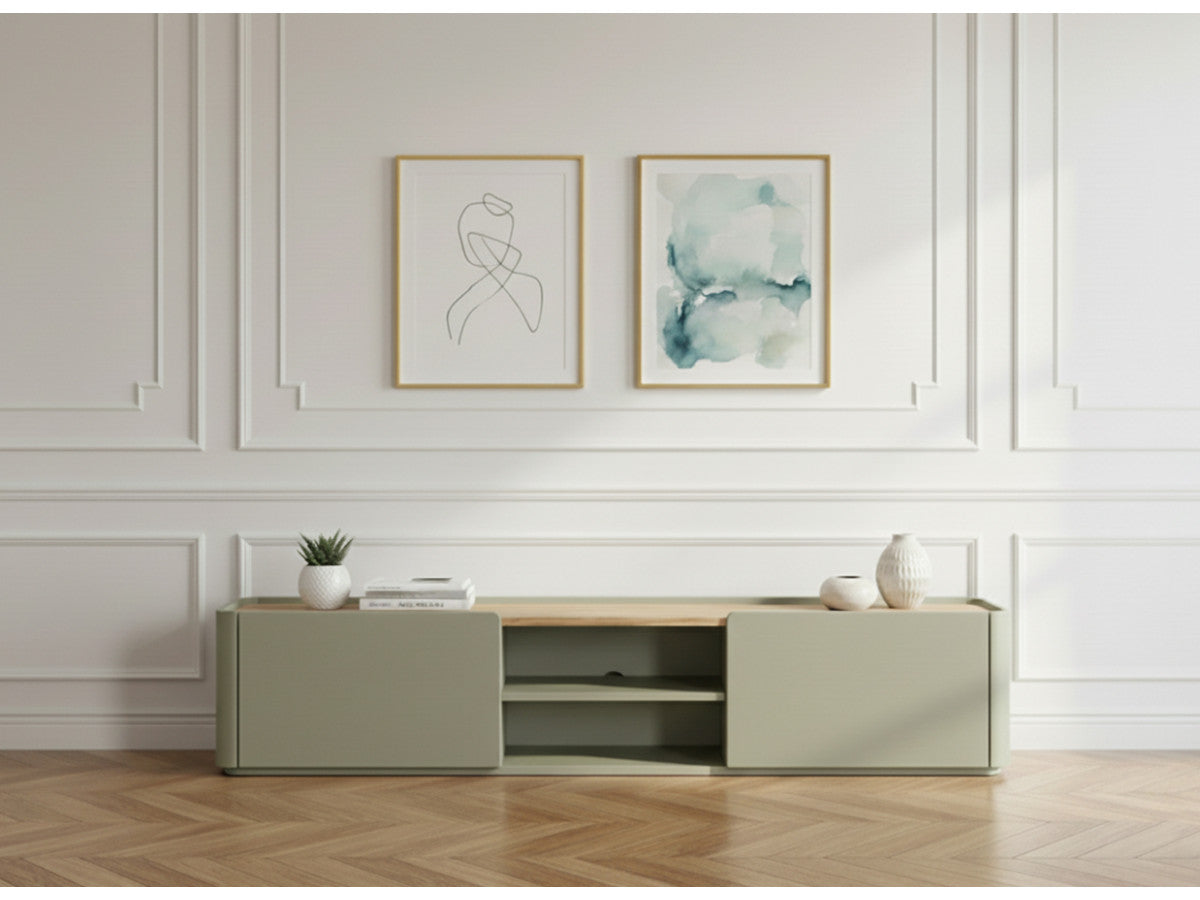 Meuble TV 1 porte 1 tiroir 220 cm ANYRA