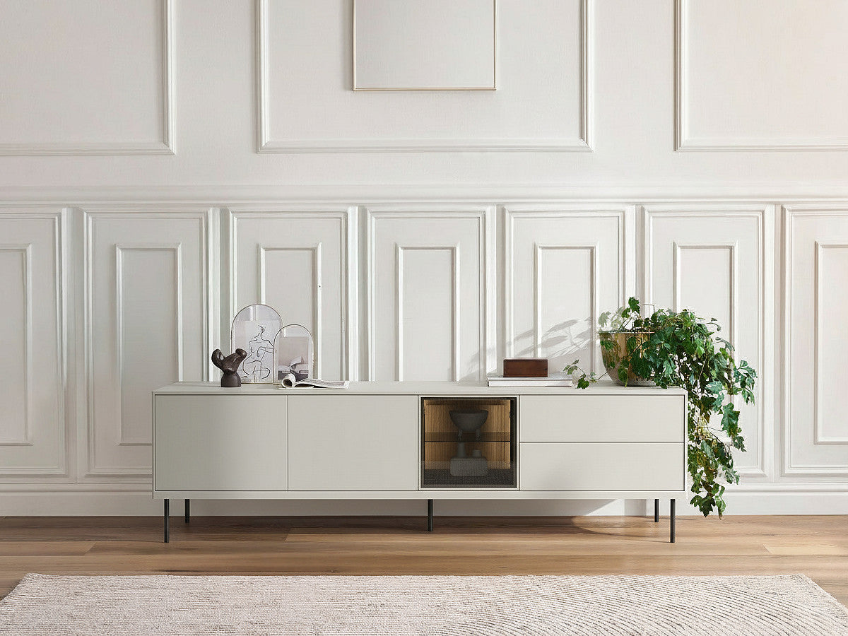 ESPERA 3-deurs, 2-laden tv-meubel 194 cm met led's