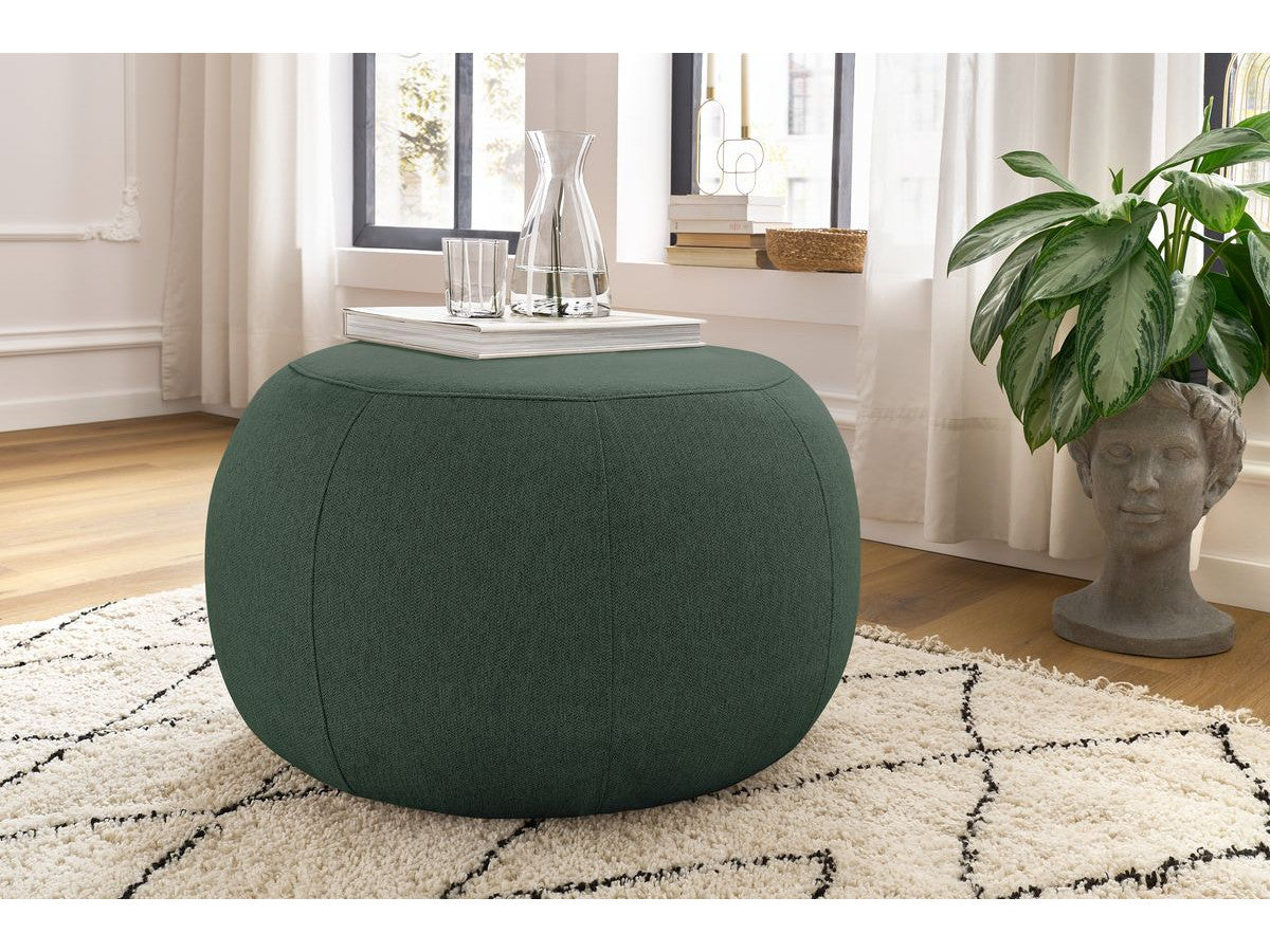 Pouf ALESIA tissu chiné