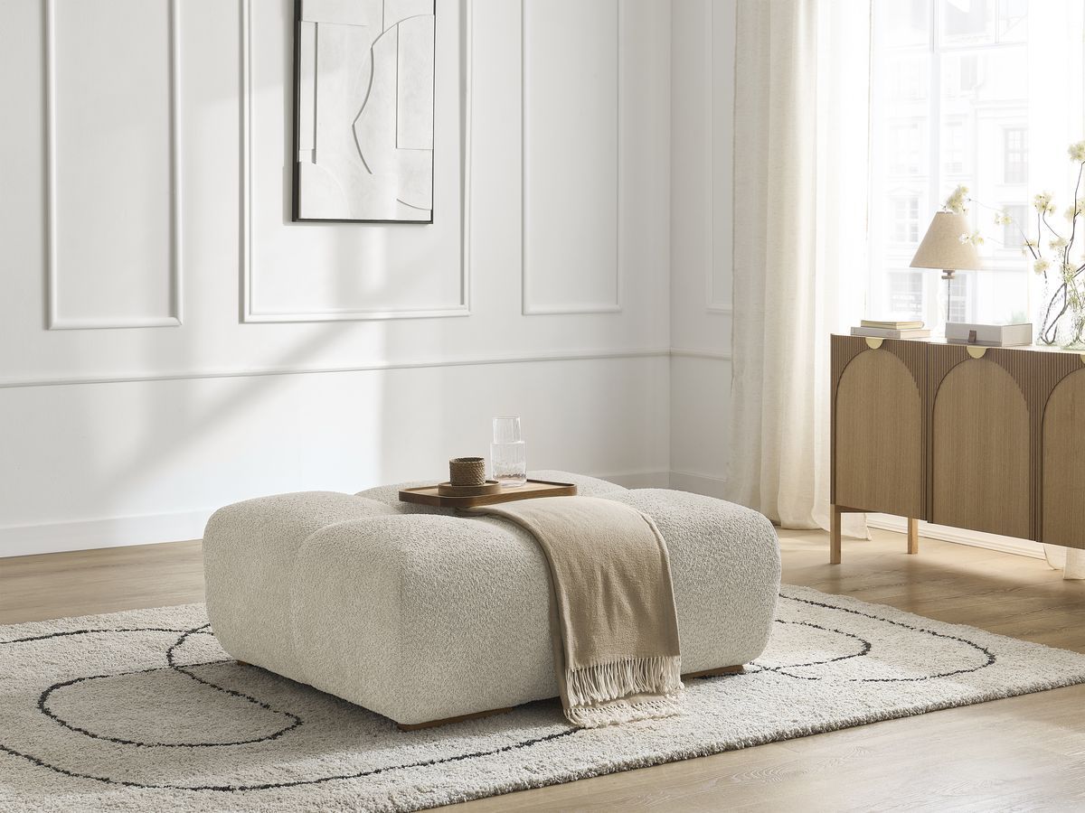 Pouf ANAKIN tissu bouclette