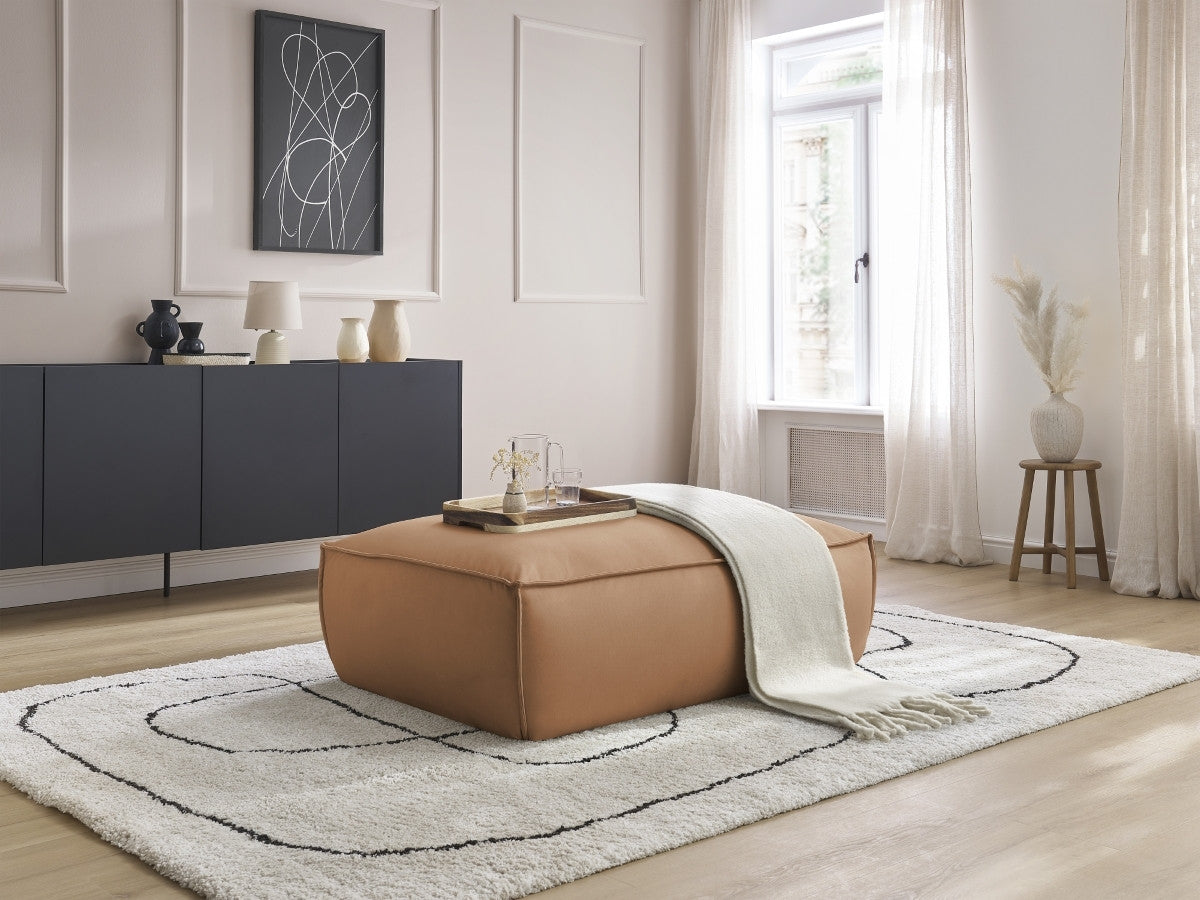 Pouf BOHEME cuir végan