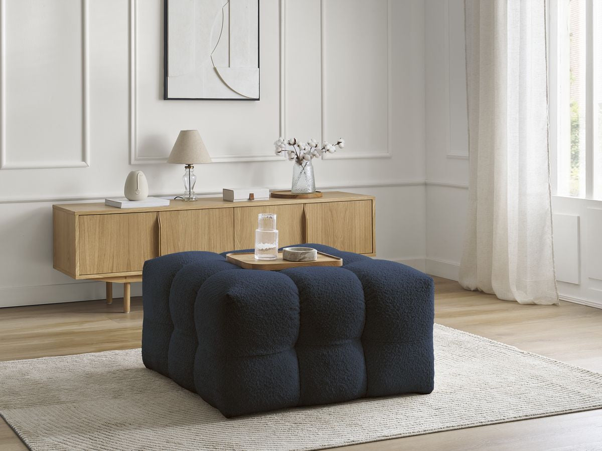 Pouf CLOUD tissu bouclette