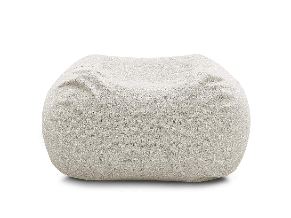 Pouf ultra moelleux VOLTAIRE tissu chiné