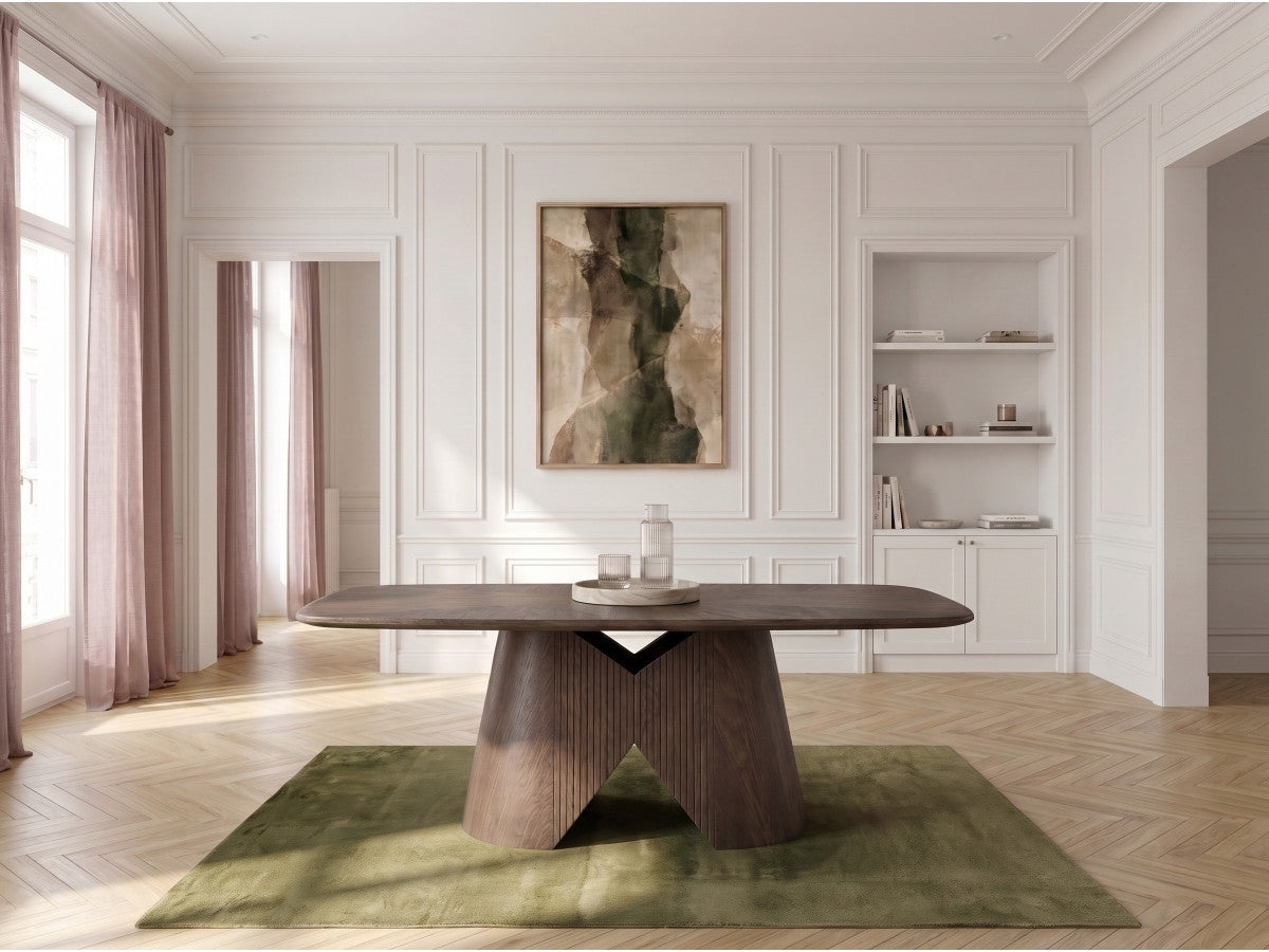 Eettafel BASTILLE massief eikenfineer