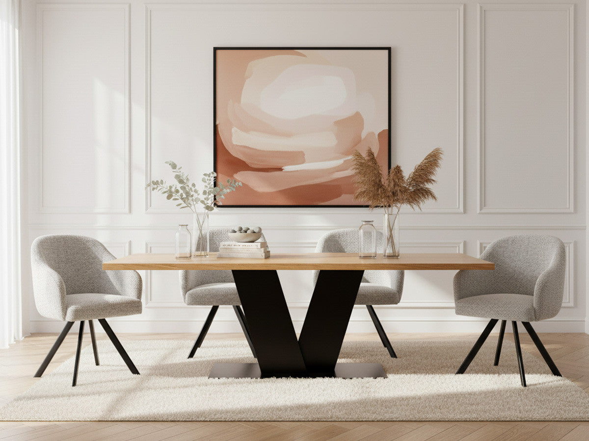 Table à manger VICTOR bois massif de manguier