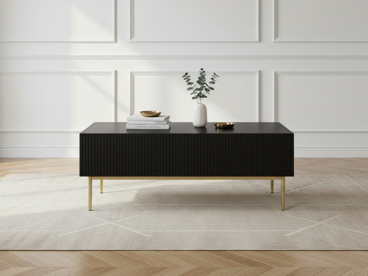Table basse KASHA Pieds or