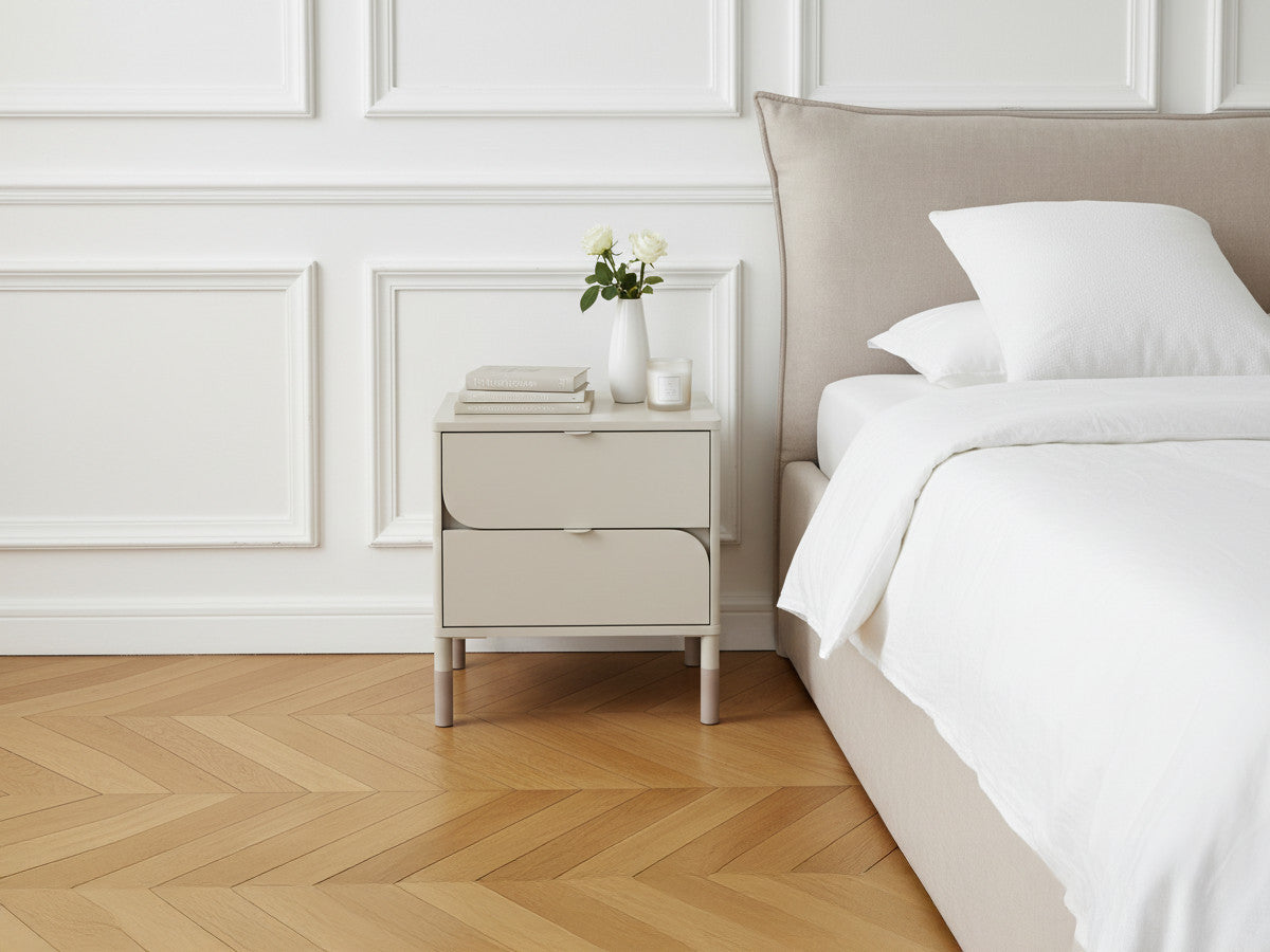 BOREO nachtkastje met 2 laden