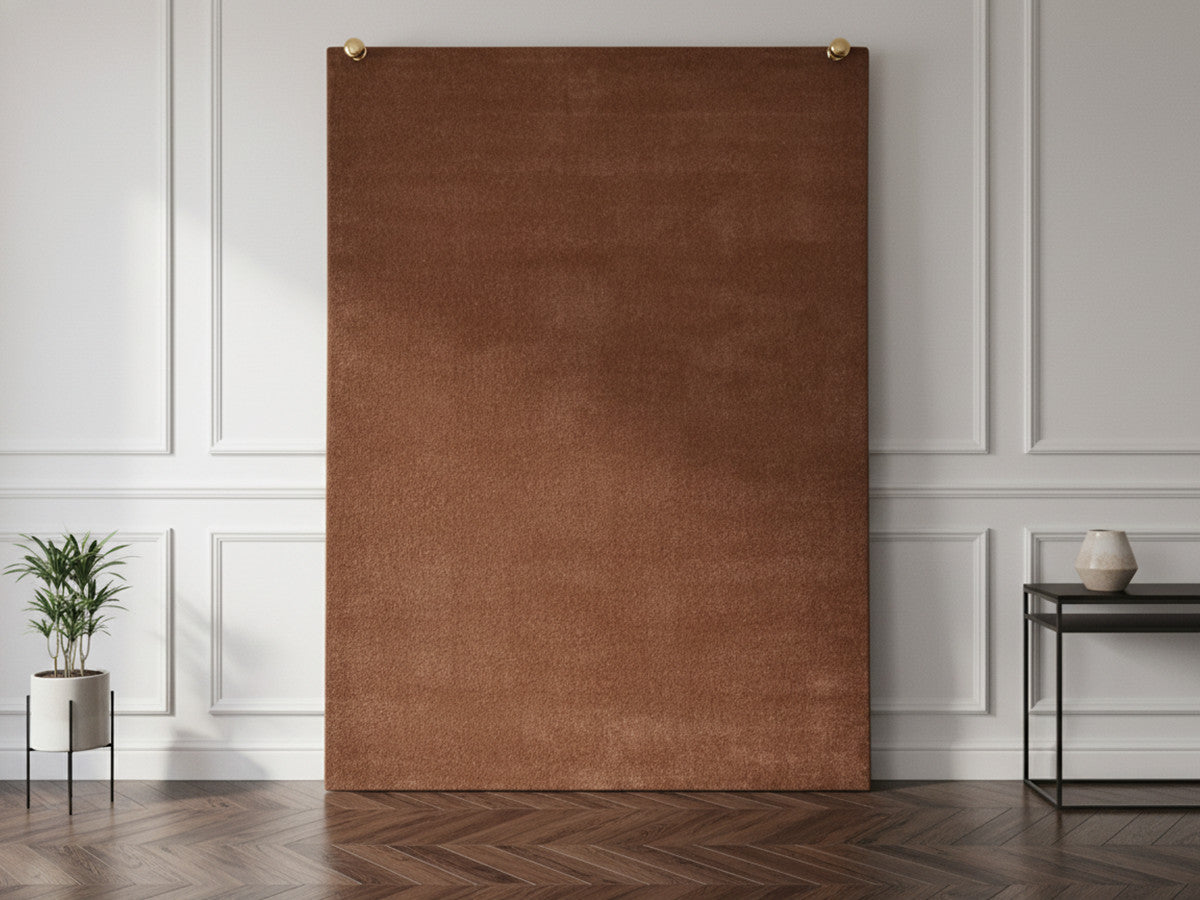 LAORA effen kortpolig vloerkleed