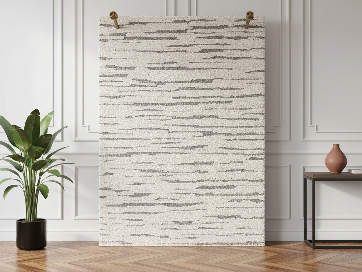 LORIS laagpolig tapijt met abstract patroon