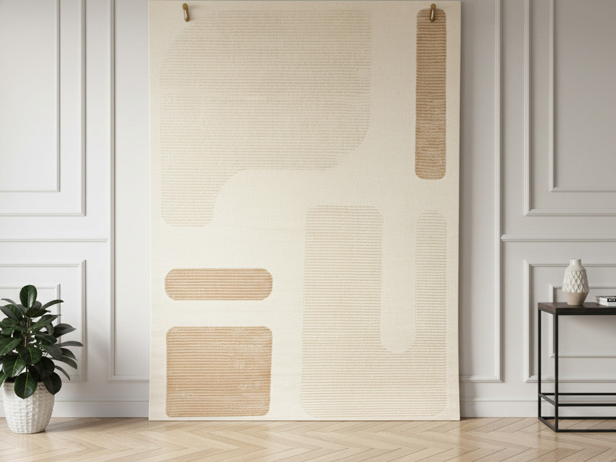 NAOMIE laagpolig tapijt met geometrisch patroon