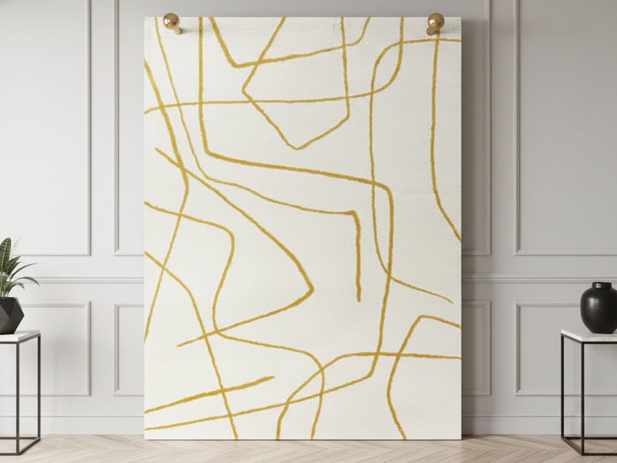 Tapis poils courts SOLINE motifs abstraits