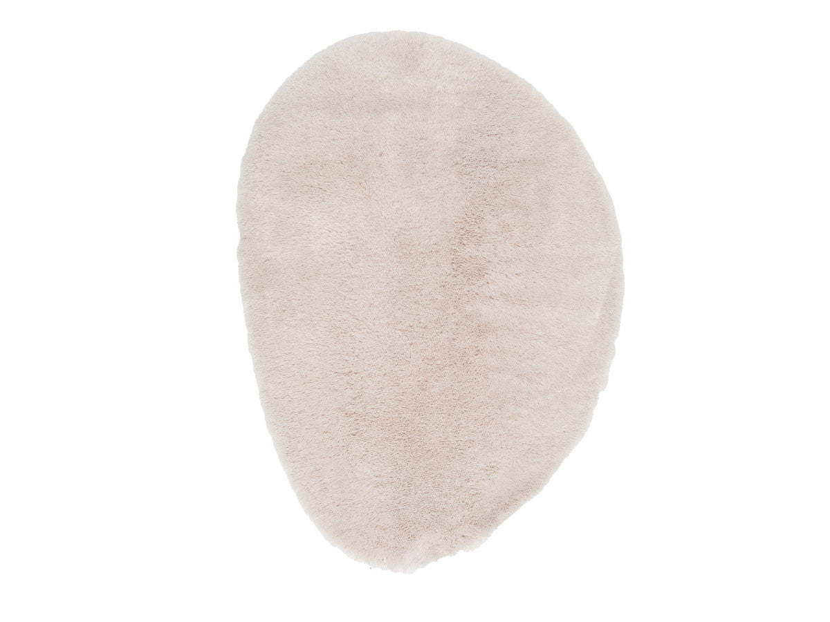 Tapis poils long COLBY forme organique uni