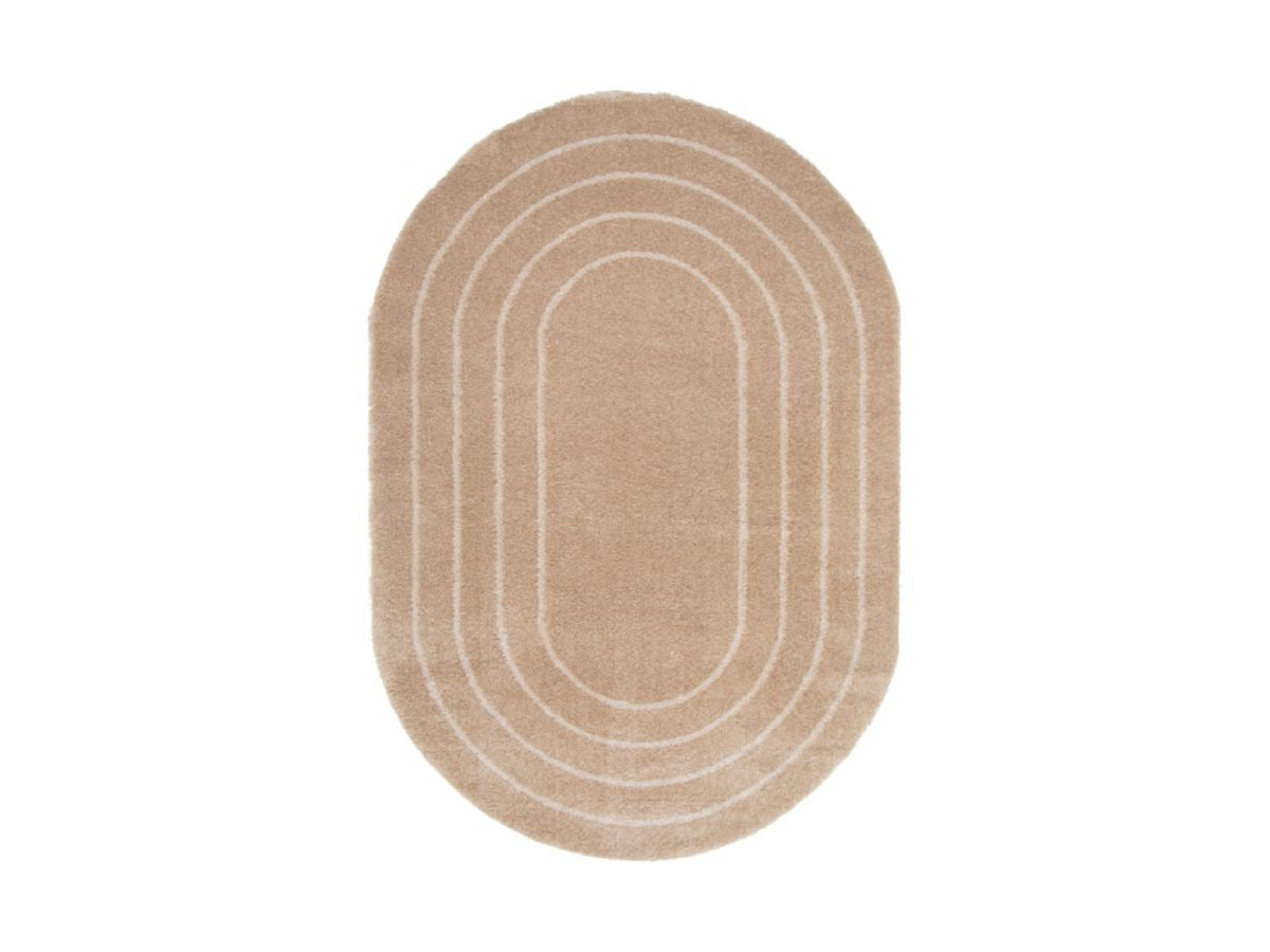 YUNA langpolig vloerkleed met abstract patroon