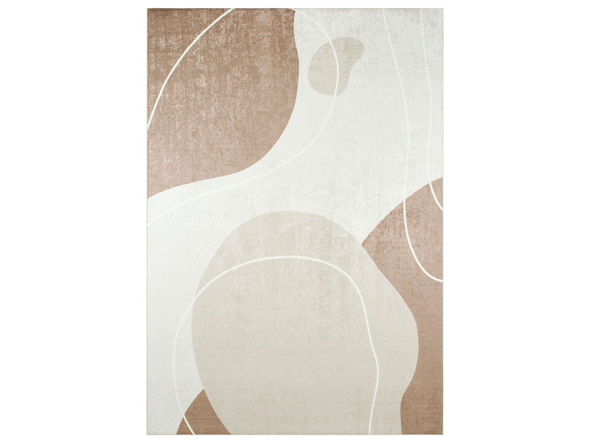 CALIXTE laagpolig vloerkleed met abstract patroon