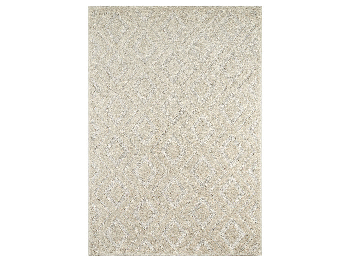 Tapis poils ras HADRA motif graphique