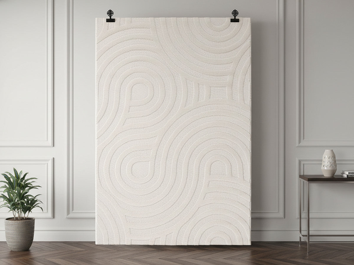 JOSIE laagpolig vloerkleed met abstract patroon