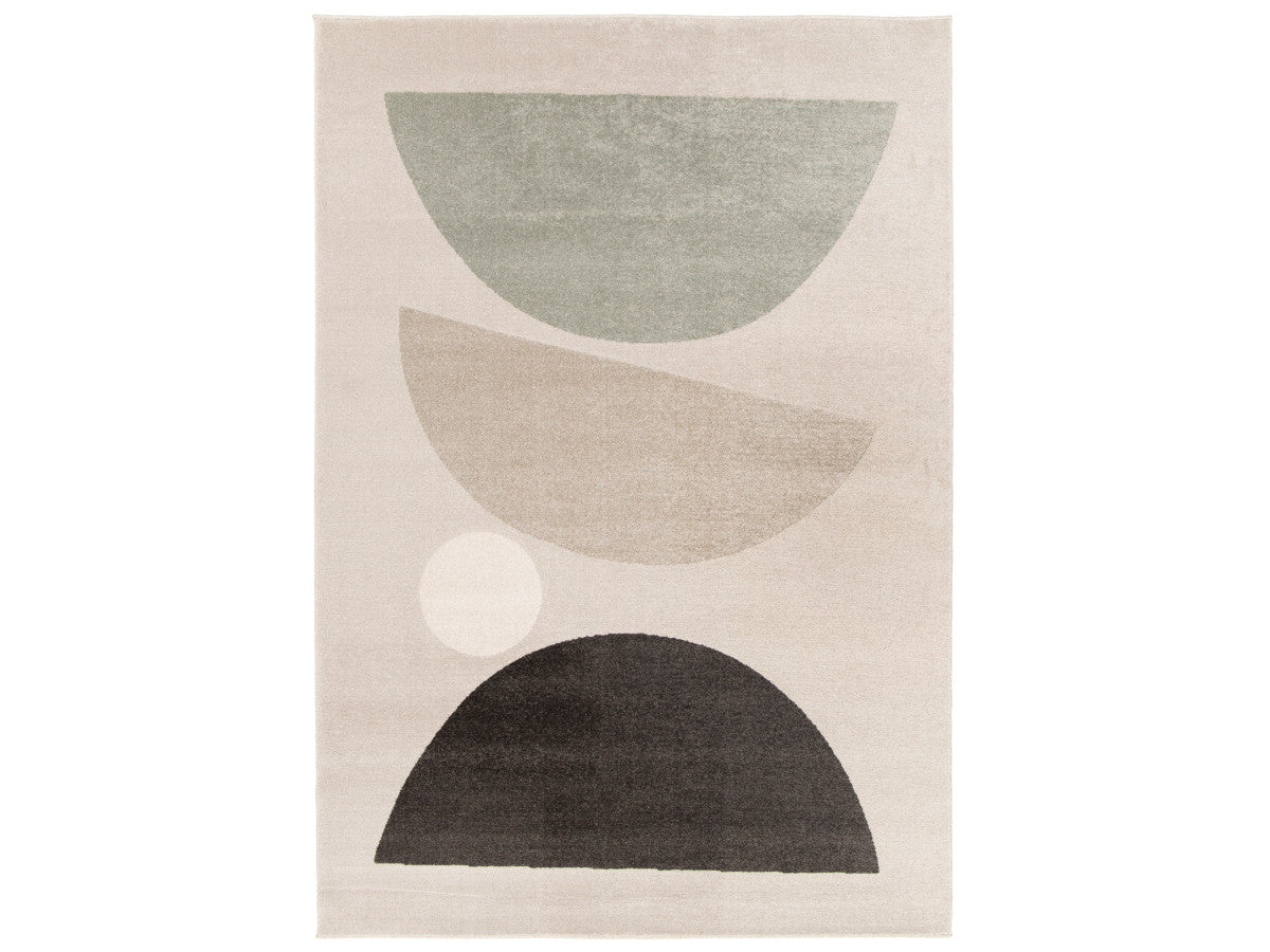 MARTINE laagpolig vloerkleed met abstract patroon