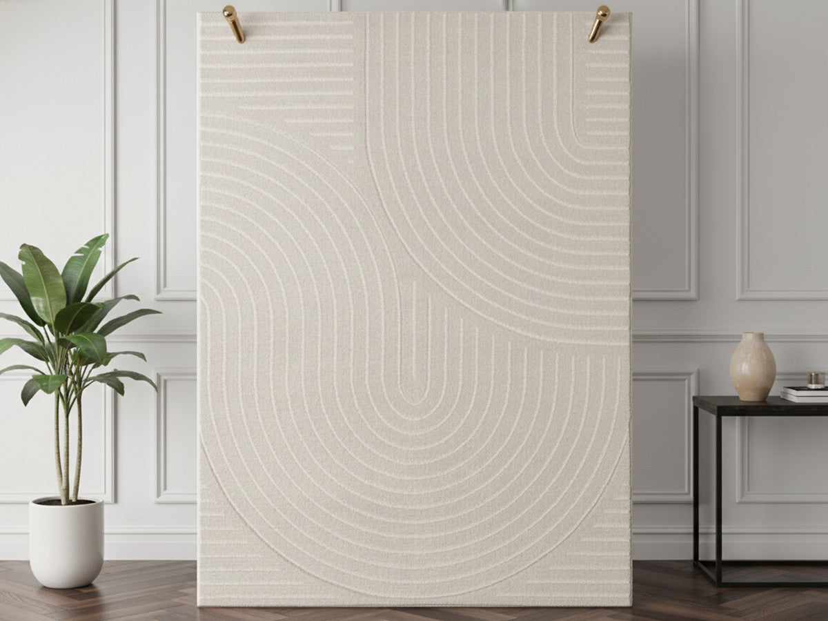 ODILE laagpolig vloerkleed met abstract patroon